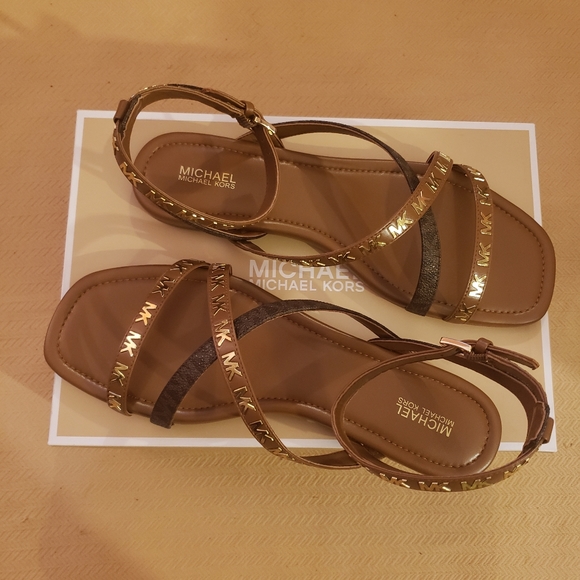 Brand New Michael Kors Tasha Sandals - Picture 7 of 7